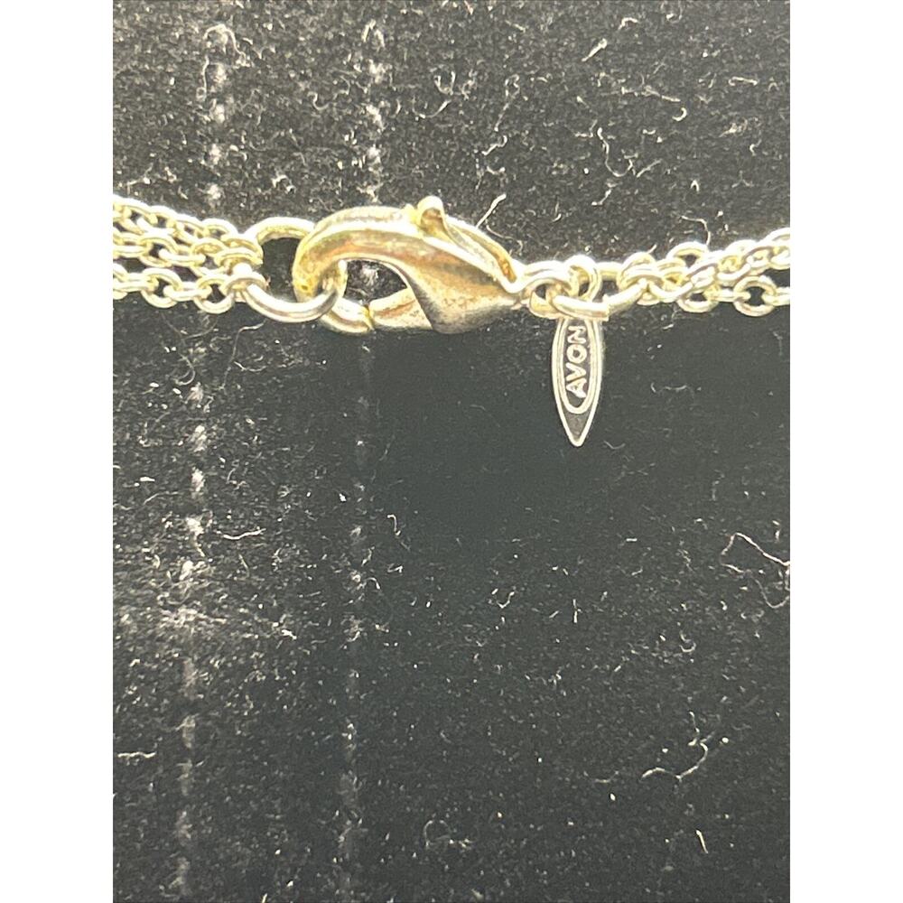 Avon Silver Plated 3 Strand 16” Chain Retro - Picture 4 of 5